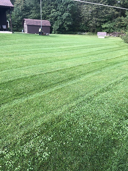 Commercial property lawn care and mowing service in Harvard IL